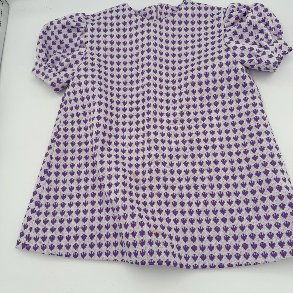 Vintage Girls Handmade Dress 70's Retro